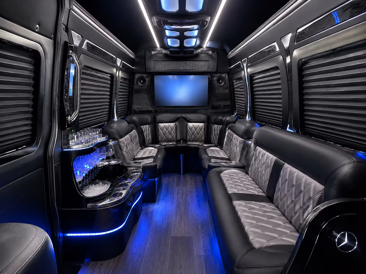 multiple pickup stops one bus making group prom pickups easy across north port