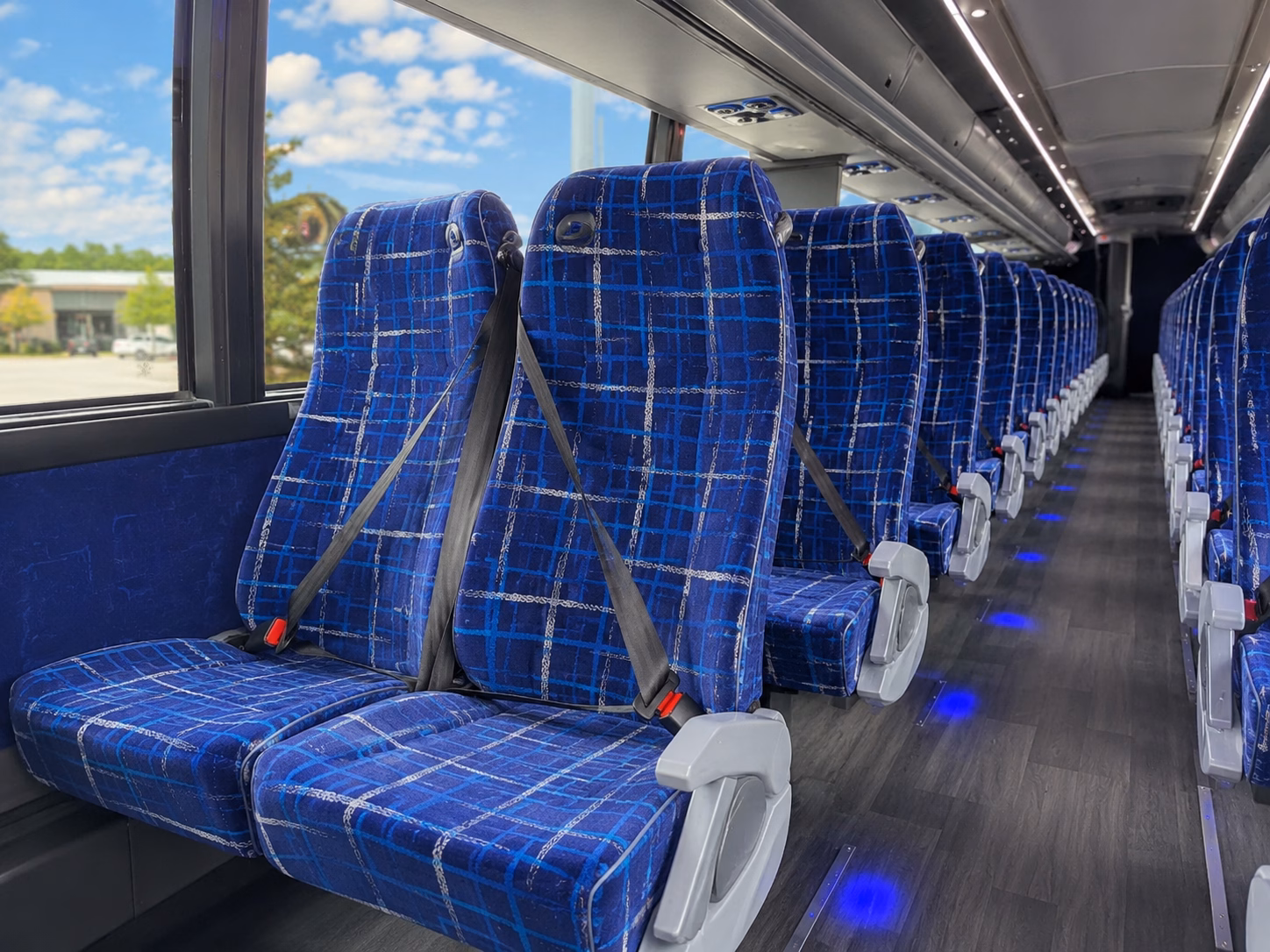 north port charter bus interior